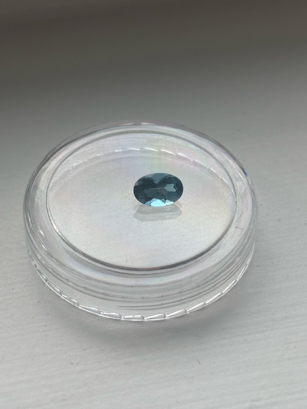 Blue Topaz Gemstone Pair – Oval Faceted Loose Stones Sky/Swiss Blue Not Enhanced - Picture 14 of 15